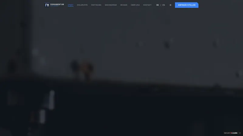 Ferramentum Website Screenshot
